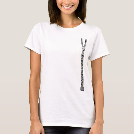 RITSSLUITING T-SHIRT (Voorkant)