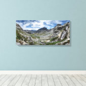 Ritter Pass Waterfall - Ansel Adams Wilderness Canvas Afdruk (Insitu (Houten vloer))