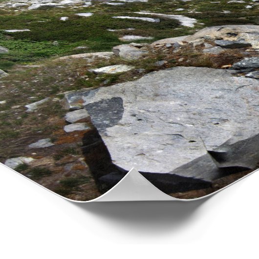 Ritter Pass Waterfall - Ansel Adams Wilderness Poster (Hoek)