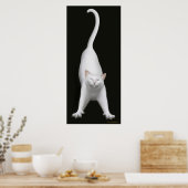 Ritterende White Cat Print (Keuken)