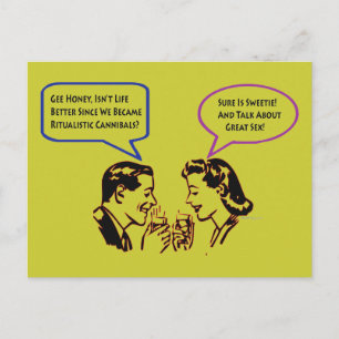 Ritualistisch kannibalBriefkaart Briefkaart