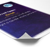 Rituel de l'espace sacré - Poster vertical imprimé (Coin)