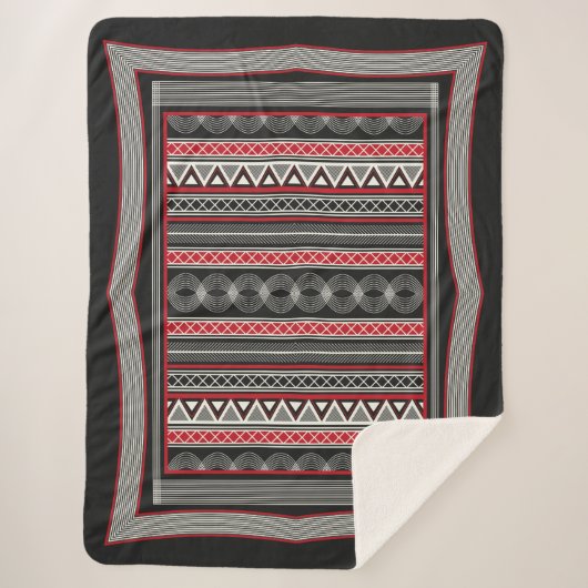 Rituel de Phaistos : couverture Sherpa noire et ro (Devant)