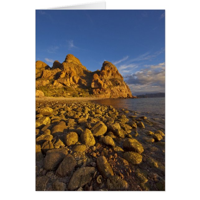 Rivage rocheux sur Isla Carmen dans le golfe de (Devant)