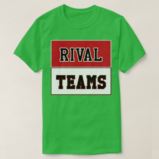 Rival Teams Georgia vs South olina T-shirt (Design voorkant)