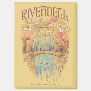 RIVENDELL™ Fellowship Watercolor Illustratie Magneet