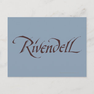 Rivendell Name Solid Briefkaart