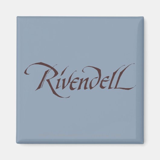 Rivendell Name Solid Magneet (Voorkant)