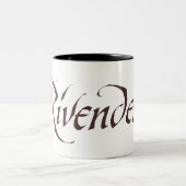 Rivendell Name Solid Tweekleurige Koffiemok (Center)