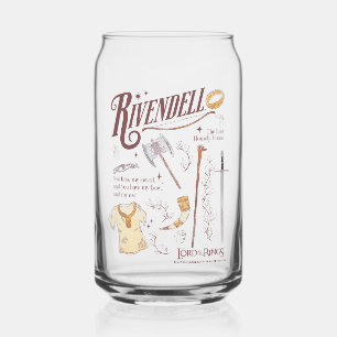 RIVENDELL™ Waterverf Collage Grafiek Blikvorm Glas