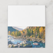 River and Mountains Schilderachtig foto (Buitenkant ongevouwen)