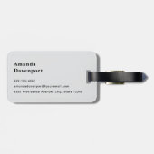 River and Mountains Schilderachtig foto Bagagelabel (Achterkant horizontaal)