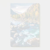 River and Mountains Schilderachtig foto Post-it® Notes (Voorkant)