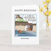 River Bank wenskaart Kaart (Gele Bloem)