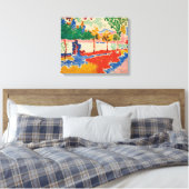 River Banks | Andre Derain | Canvas Afdruk (Insitu (Slaapkamer))