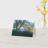 River Boat Card Kaart (Gele Bloem)