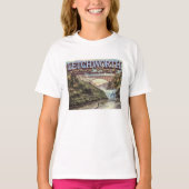 RIVER CANOEING - LETCHWORTH STATE PARK - NEW YORK T-SHIRT (Voorkant)