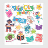 River City Readers Sticker Sheet (Vel)