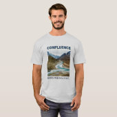 River Confluence Ash T-shirt (Voorkant volledig)