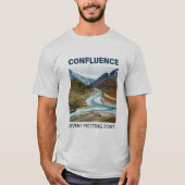 River Confluence Ash T-shirt (Voorkant)