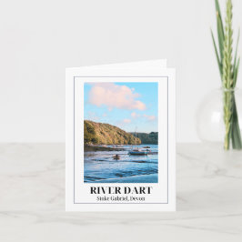 River Dart, Stoke Gabriel, Devon Kaart