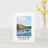 River Dart, Stoke Gabriel, Devon Kaart (Gele Bloem)