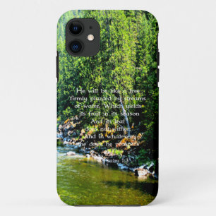 River Forest Christelijke Schrift Bijbelvers iPhone 11 Hoesje