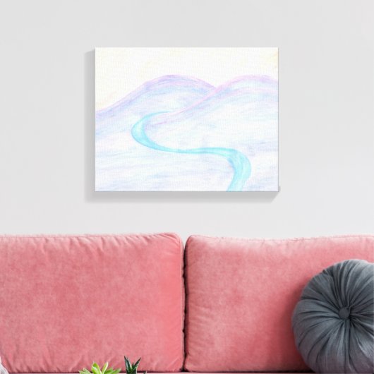 River Ghost Canvas (Insitu (Woonkamer))