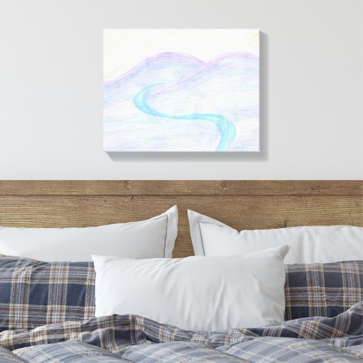 River Ghost Canvas (Insitu (Slaapkamer))