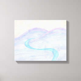 River Ghost Canvas Afdruk