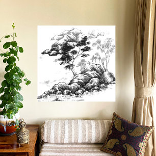 River Impression Canvas Afdruk