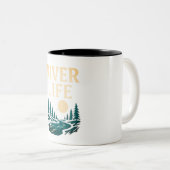 River Is Life Mug - Coupe de café inspirée par la (Devant droit)