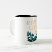 River Is Life Mug - Coupe de café inspirée par la (Devant gauche)