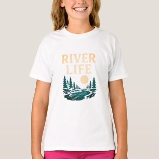 River is Life Vrouwen T-shirt – Natuur geïnspireer