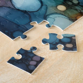 River Lanterns Alcohol Ink Legpuzzel (Zijkant)