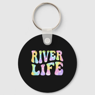 River Life Fun Vissen Boating River Bum Vrouwen Gi Sleutelhanger