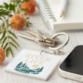 River Life is een acryl Sleutelhanger (Voorkant Rechts)