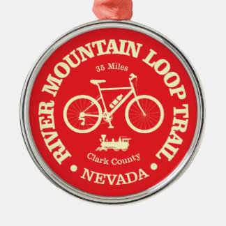 River Mountain Loop Trail (fietsen) Metalen Ornament