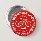 River Mountain Loop Trail (fietsen) Ronde Button 7,6 Cm (Voorkant /achterkant)