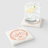 River Mountains Loop Trail (fietsen) Stenen Onderzetter (Zijkant)