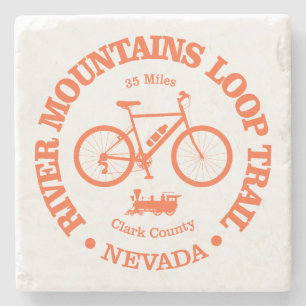 River Mountains Loop Trail (fietsen) Stenen Onderzetter