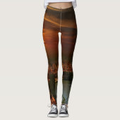 River Murray Australia Sunset, Leggings (Devant)