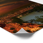 River Murray Australia Sunset, Poster (Coin)