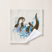 River Otter Water Schattige Bad Handdoek (Wasdoekje)