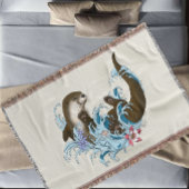 River Otter Water Schattige Deken