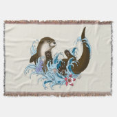 River Otter Water Schattige Deken (Voorkant)