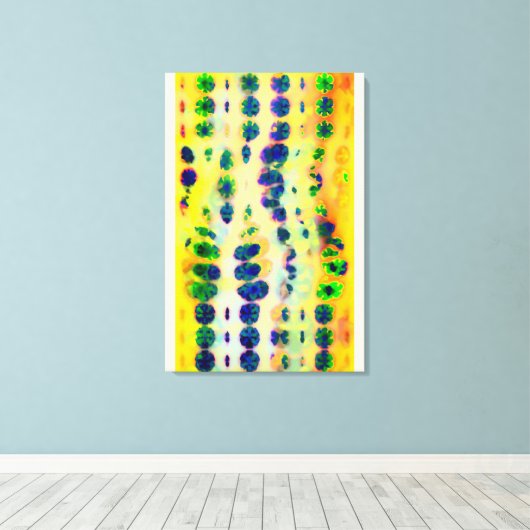 River Pulse Wallart Canvas Afdruk (Insitu (Houten vloer))