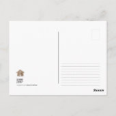 River Rabbit van Alexandra Dikaia Briefkaart (Achterkant)