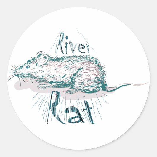 River Rat stickers (Voorkant)