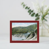 River Road, Delaware Water Gap, Vintage van de Pal Briefkaart (Staand voorkant)